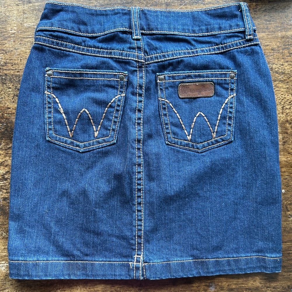 Wrangler denim skirt